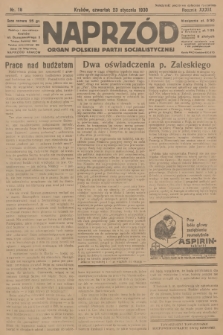 Naprzód : organ Polskiej Partji Socjalistycznej. 1930, nr 18