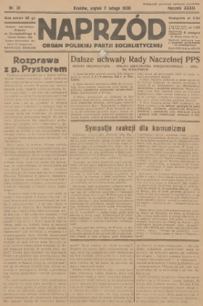 Naprzód : organ Polskiej Partji Socjalistycznej. 1930, nr 31