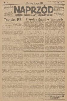 Naprzód : organ Polskiej Partji Socjalistycznej. 1930, nr 35