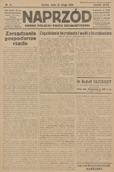 Naprzód : organ Polskiej Partji Socjalistycznej. 1930, nr 41