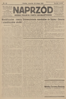 Naprzód : organ Polskiej Partji Socjalistycznej. 1930, nr 42