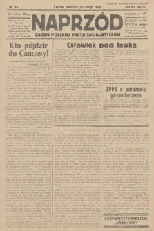 Naprzód : organ Polskiej Partji Socjalistycznej. 1930, nr 45