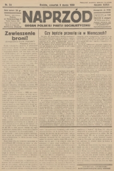 Naprzód : organ Polskiej Partji Socjalistycznej. 1930, nr 54