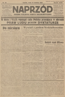 Naprzód : organ Polskiej Partji Socjalistycznej. 1930, nr 89