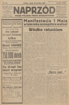 Naprzód : organ Polskiej Partji Socjalistycznej. 1930, nr 96