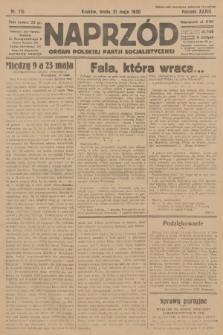 Naprzód : organ Polskiej Partji Socjalistycznej. 1930, nr 115