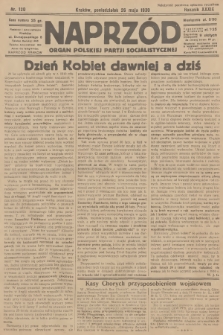 Naprzód : organ Polskiej Partji Socjalistycznej. 1930, nr 120
