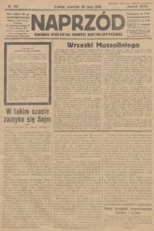 Naprzód : organ Polskiej Partji Socjalistycznej. 1930, nr 122