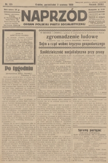 Naprzód : organ Polskiej Partji Socjalistycznej. 1930, nr 125