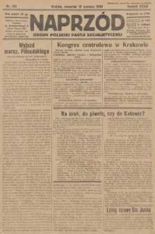 Naprzód : organ Polskiej Partji Socjalistycznej. 1930, nr 132