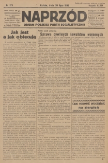 Naprzód : organ Polskiej Partji Socjalistycznej. 1930, nr 173