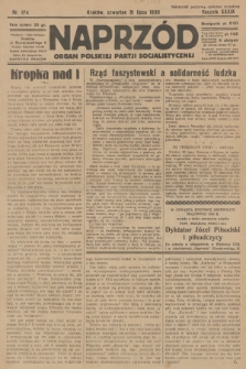 Naprzód : organ Polskiej Partji Socjalistycznej. 1930, nr 174