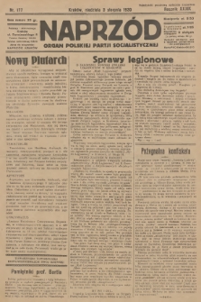 Naprzód : organ Polskiej Partji Socjalistycznej. 1930, nr 177