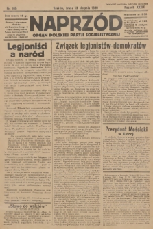 Naprzód : organ Polskiej Partji Socjalistycznej. 1930, nr 185