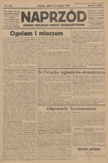 Naprzód : organ Polskiej Partji Socjalistycznej. 1930, nr 187