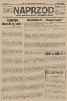 Naprzód : organ Polskiej Partji Socjalistycznej. 1930, nr 213