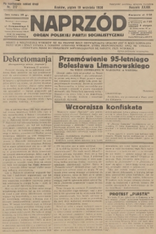 Naprzód : organ Polskiej Partji Socjalistycznej. 1930, nr 217