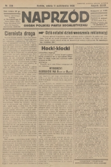 Naprzód : organ Polskiej Partji Socjalistycznej. 1930, nr 236