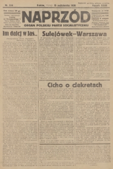 Naprzód : organ Polskiej Partji Socjalistycznej. 1930, nr 239