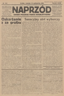 Naprzód : organ Polskiej Partji Socjalistycznej. 1930, nr 240