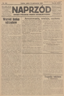 Naprzód : organ Polskiej Partji Socjalistycznej. 1930, nr 242