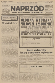 Naprzód : organ Polskiej Partji Socjalistycznej. 1930, nr 249