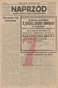 Naprzód : organ Polskiej Partji Socjalistycznej. 1930, nr 252