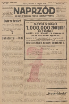 Naprzód : organ Polskiej Partji Socjalistycznej. 1930, nr 263