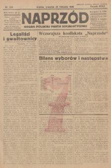 Naprzód : organ Polskiej Partji Socjalistycznej. 1930, nr 269