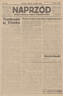 Naprzód : organ Polskiej Partji Socjalistycznej. 1930, nr 281