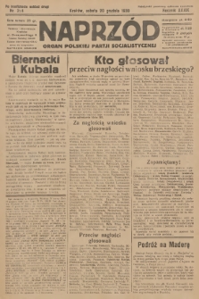 Naprzód : organ Polskiej Partji Socjalistycznej. 1930, nr 294