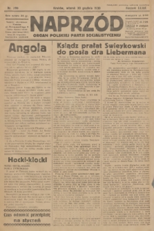 Naprzód : organ Polskiej Partji Socjalistycznej. 1930, nr 299