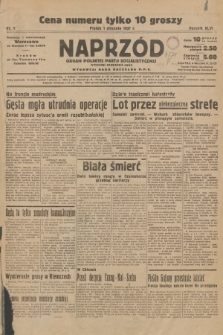 Naprzód : organ Polskiej Partji Socjalistycznej. 1937, nr 1