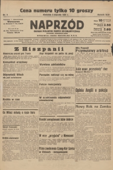 Naprzód : organ Polskiej Partji Socjalistycznej. 1937, nr 3