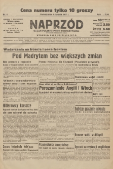 Naprzód : organ Polskiej Partji Socjalistycznej. 1937, nr 4