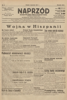 Naprzód : organ Polskiej Partji Socjalistycznej. 1937, nr 8