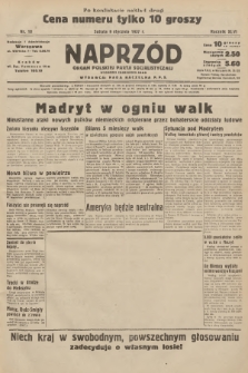 Naprzód : organ Polskiej Partji Socjalistycznej. 1937, nr 10