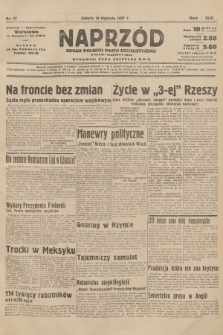 Naprzód : organ Polskiej Partji Socjalistycznej. 1937, nr 17