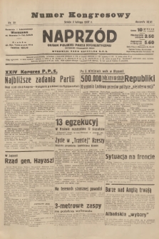 Naprzód : organ Polskiej Partji Socjalistycznej. 1937, nr 35