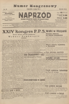 Naprzód : organ Polskiej Partji Socjalistycznej. 1937, nr 36