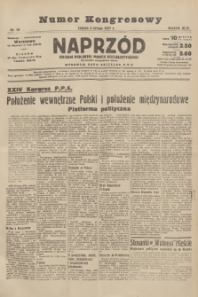 Naprzód : organ Polskiej Partji Socjalistycznej. 1937, nr 38