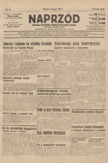 Naprzód : organ Polskiej Partji Socjalistycznej. 1937, nr 42