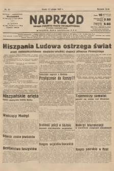 Naprzód : organ Polskiej Partji Socjalistycznej. 1937, nr 51