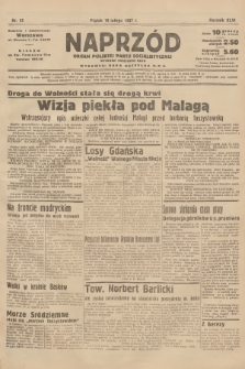 Naprzód : organ Polskiej Partji Socjalistycznej. 1937, nr 53