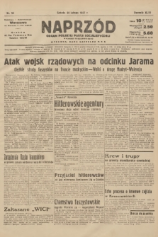 Naprzód : organ Polskiej Partji Socjalistycznej. 1937, nr 54