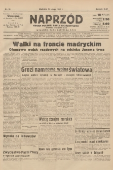 Naprzód : organ Polskiej Partji Socjalistycznej. 1937, nr 55