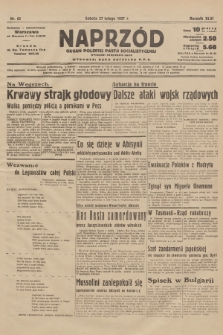 Naprzód : organ Polskiej Partji Socjalistycznej. 1937, nr 62
