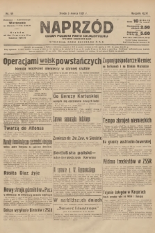 Naprzód : organ Polskiej Partji Socjalistycznej. 1937, nr 66