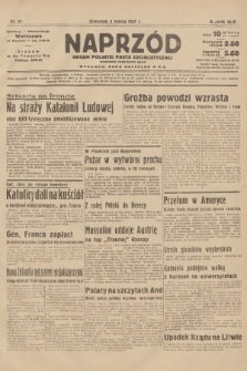 Naprzód : organ Polskiej Partji Socjalistycznej. 1937, nr 67