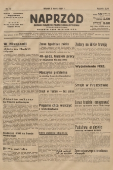 Naprzód : organ Polskiej Partji Socjalistycznej. 1937, nr 72